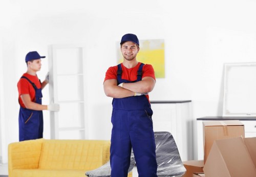 Local moving team handling flat access in Swiss Cottage