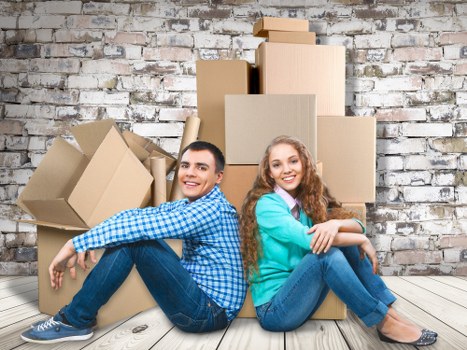 Removal team preparing a Swiss Cottage home move